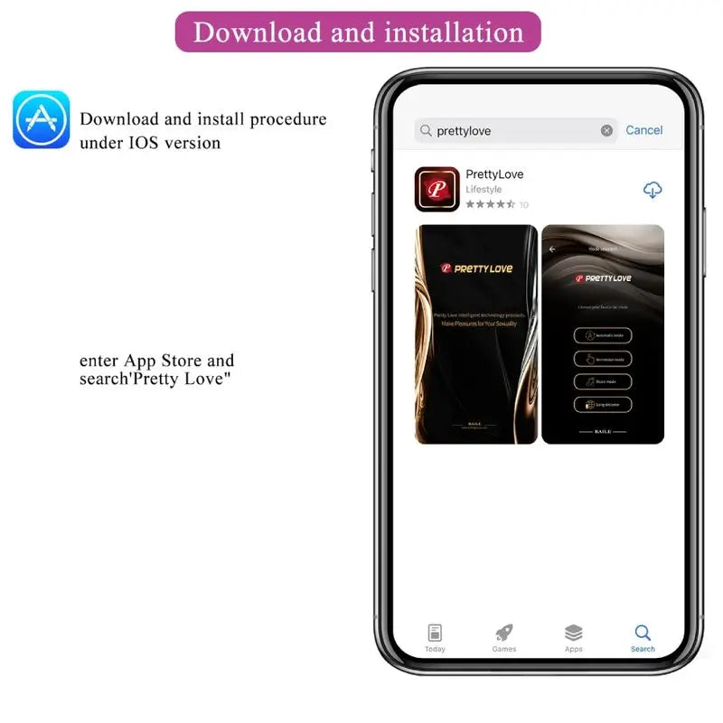 PRETTY LOVE - BAIRD G-SPOT 12 VIBRACIONES RECARGABLE LILA APP PRETTY LOVE FLIRTATION