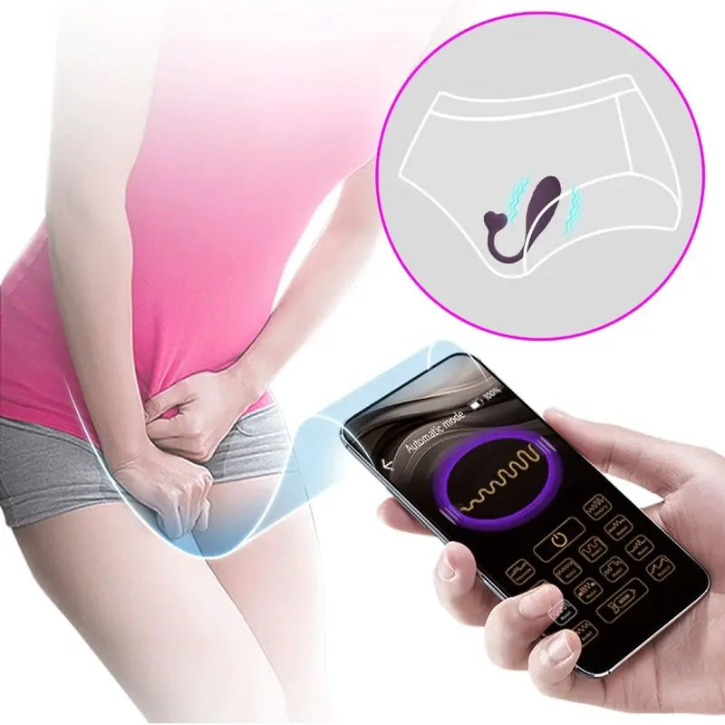 PRETTY LOVE - FISHERMAN HUEVO VIBRADOR LILA CONTROLADO POR APP PRETTY LOVE SMART