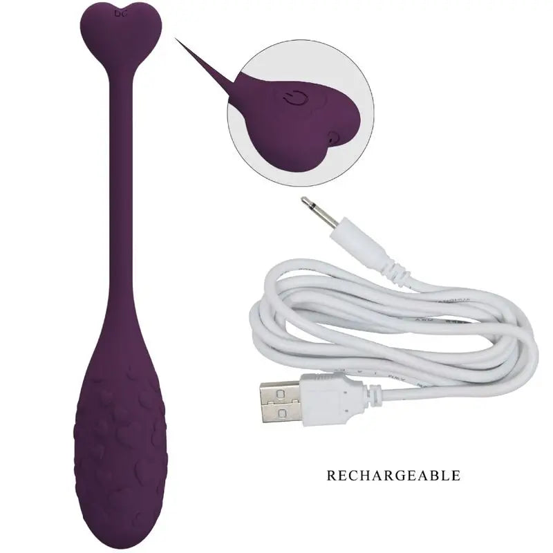 PRETTY LOVE - FISHERMAN HUEVO VIBRADOR LILA CONTROLADO POR APP PRETTY LOVE SMART