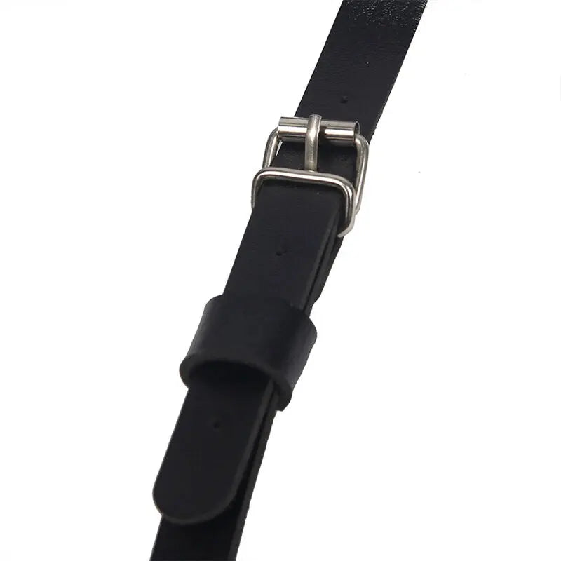 SUBBLIME - ARNÉS DE CUERPO CORREAS AJUSTABLE CUERO NEGRO TALLA ÚNICA SUBBLIME FETISH