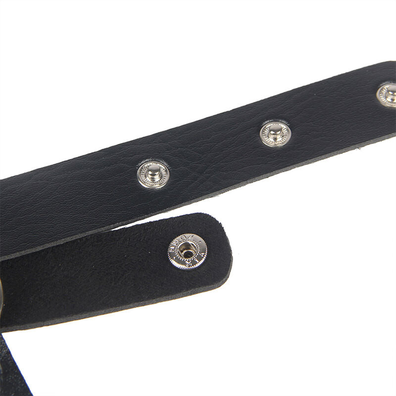 SUBBLIME - ARNÉS DE PECHO CADENAS CUERO NEGRO TALLA ÚNICA SUBBLIME FETISH