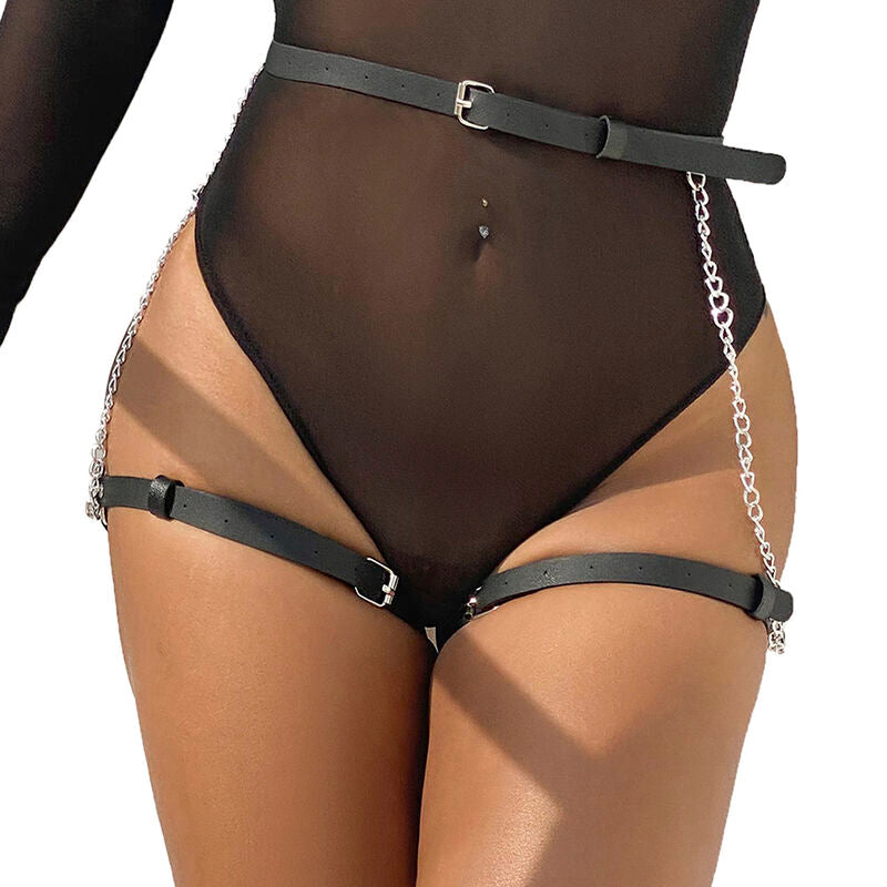 SUBBLIME - ARNÉS FORMA CINTURON CUERO NEGRO TALLA ÚNICA SUBBLIME FETISH
