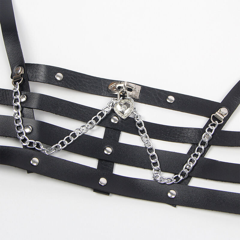 SUBBLIME - ARNÉS FORMA CORSET DETALLE CADENAS TALLA ÚNICA SUBBLIME FETISH