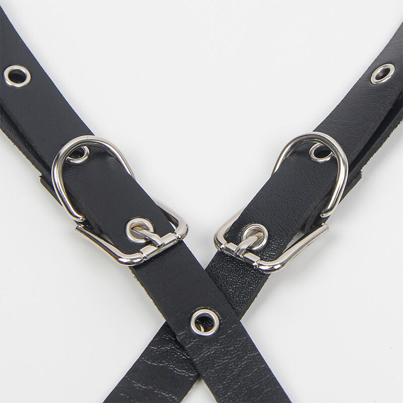 SUBBLIME - ARNÉS CON TIRANTAS DETALLE CADENAS TALLA ÚNICA SUBBLIME FETISH