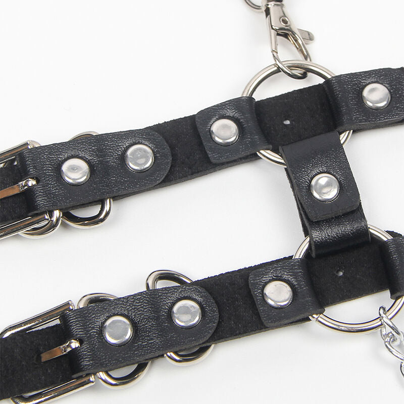 SUBBLIME - ARNÉS CON TIRANTAS DETALLE CADENAS TALLA ÚNICA SUBBLIME FETISH