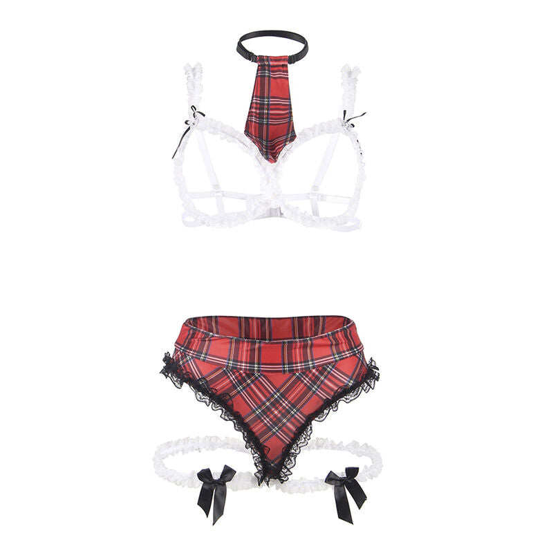 SUBBLIME - DISFRAZ DE COLEGIALA SEXY CON SUJETADOR S/M SUBBLIME COSTUMES