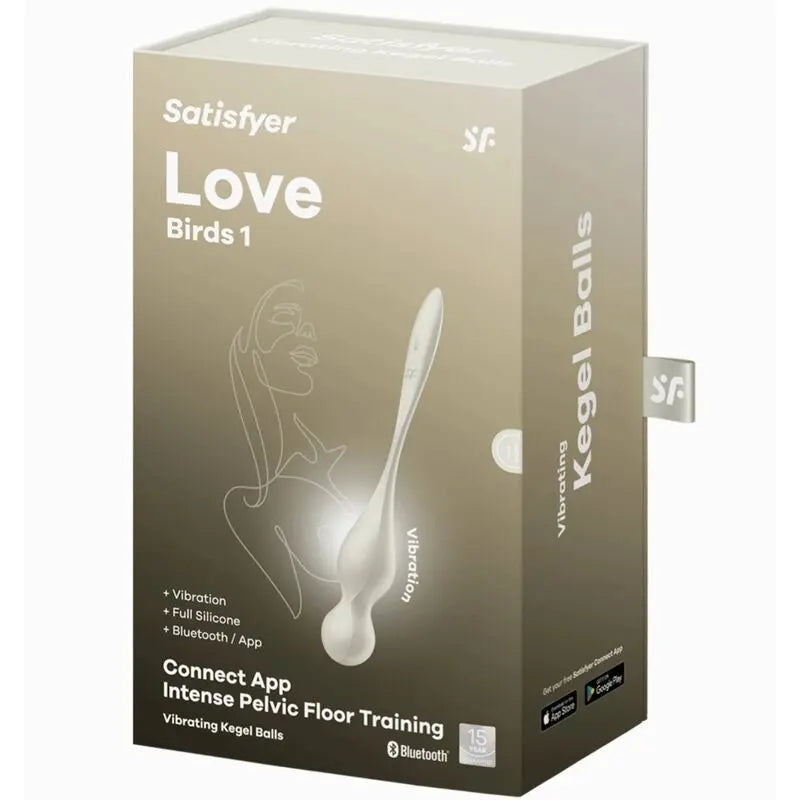 SATISFYER - LOVE BIRDS BOLAS KEGEL VIBRADORAS BLANCO SATISFYER BALLS