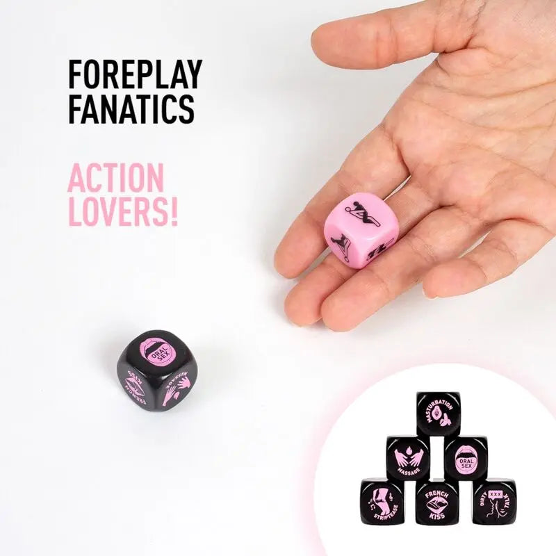 SECRET PLAY - JUEGO 2 DADOS FOREPLAY FANATICS SECRETPLAY 100% GAMES