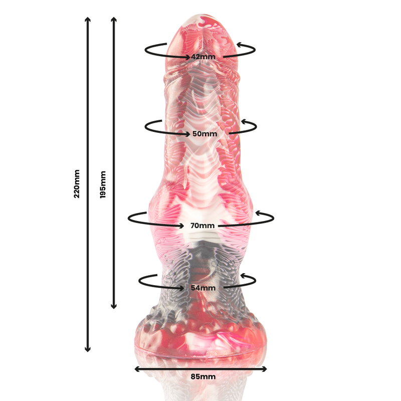 EPIC - HELIOS DILDO CON TESTÍCULOS CALOR Y ÉXTASIS EPIC