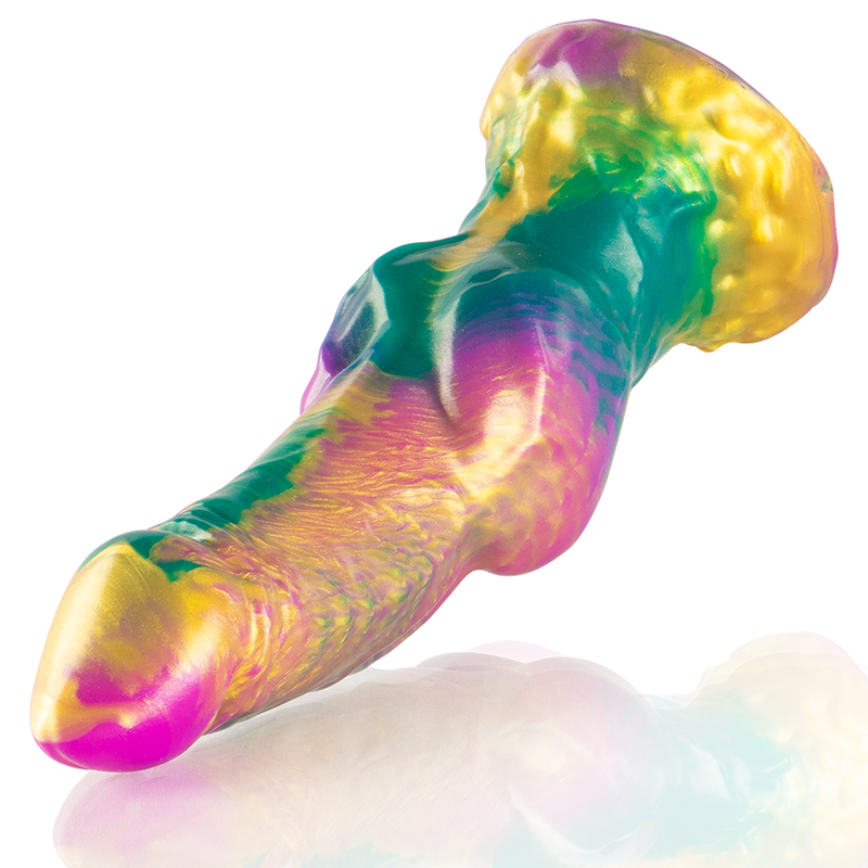 EPIC - IRIS DILDO CON TESTÍCULOS ARCOÍRIS DE PLACER EPIC
