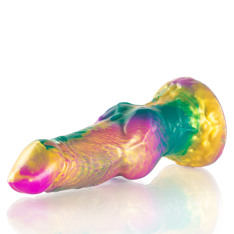 EPIC - IRIS DILDO CON TESTÍCULOS ARCOÍRIS DE PLACER EPIC