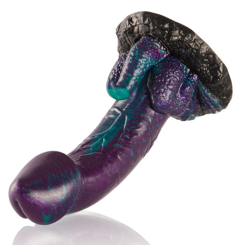 EPIC - BASILISK DILDO DOBLE PLACER ESCAMOSO TAMAÑO PEQUEÑO EPIC