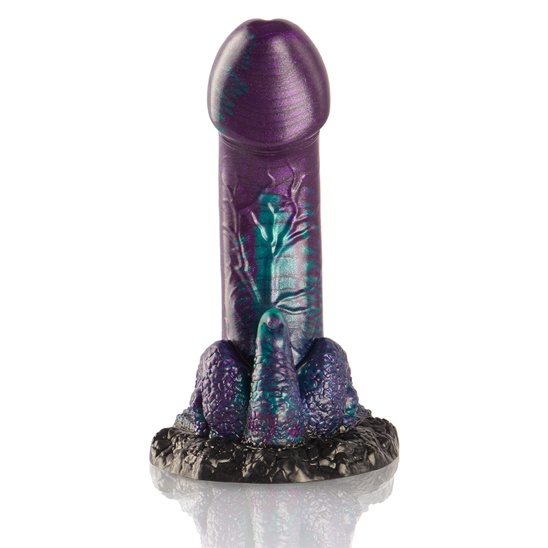 EPIC - BASILISK DILDO DOBLE PLACER ESCAMOSO TAMAÑO PEQUEÑO EPIC