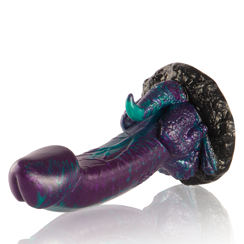 EPIC - BASILISK DILDO DOBLE PLACER ESCAMOSO TAMAÑO PEQUEÑO EPIC