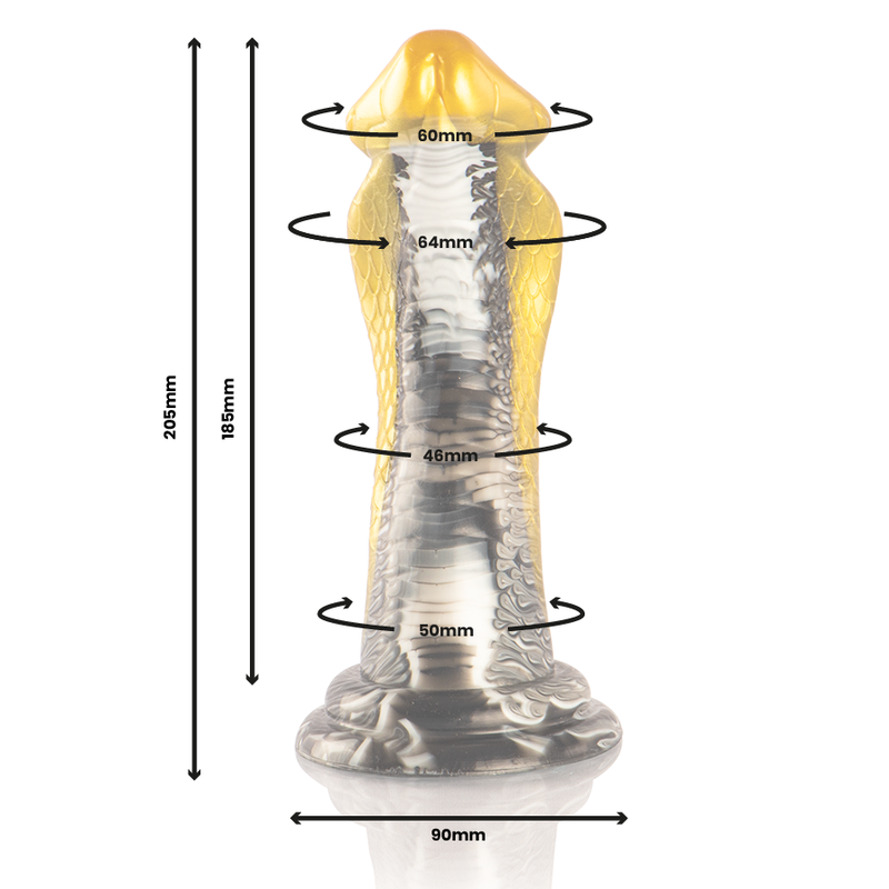 EPIC - DRAKON DILDO COBRA AMARILLA EPIC