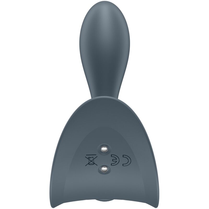 SATISFYER - BOOTY ABSOLUTE BEGINNERS 2 PLUG ANAL VIBRADOR UNISEX NEGRO SATISFYER PLUGS