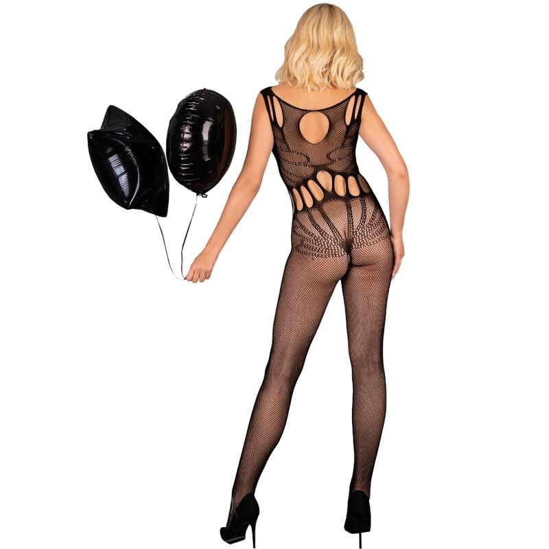 LIVCO CORSETTI FASHION - AMAHIL BODYSTOCKING CROTCHLESS NEGRO TALLA ÚNICA LIVCO CORSETTI BODYSTOCKINGS