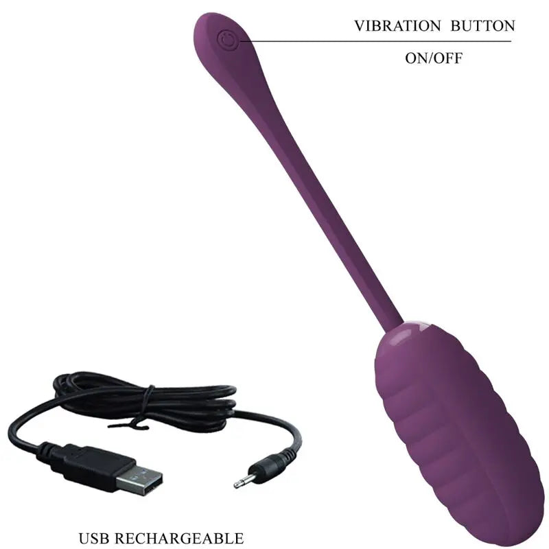 PRETTY LOVE - CASPER HUEVO VIBRADOR RECARGABLE MORADO PRETTY LOVE SMART