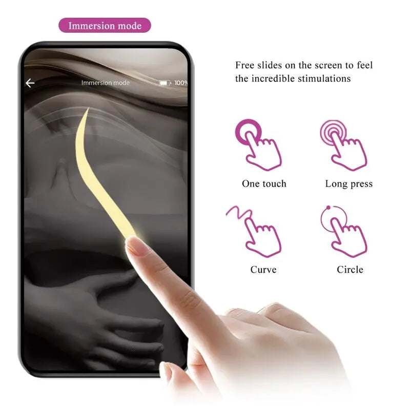 PRETTY LOVE - CASPER HUEVO VIBRADOR RECARGABLE MORADO PRETTY LOVE SMART