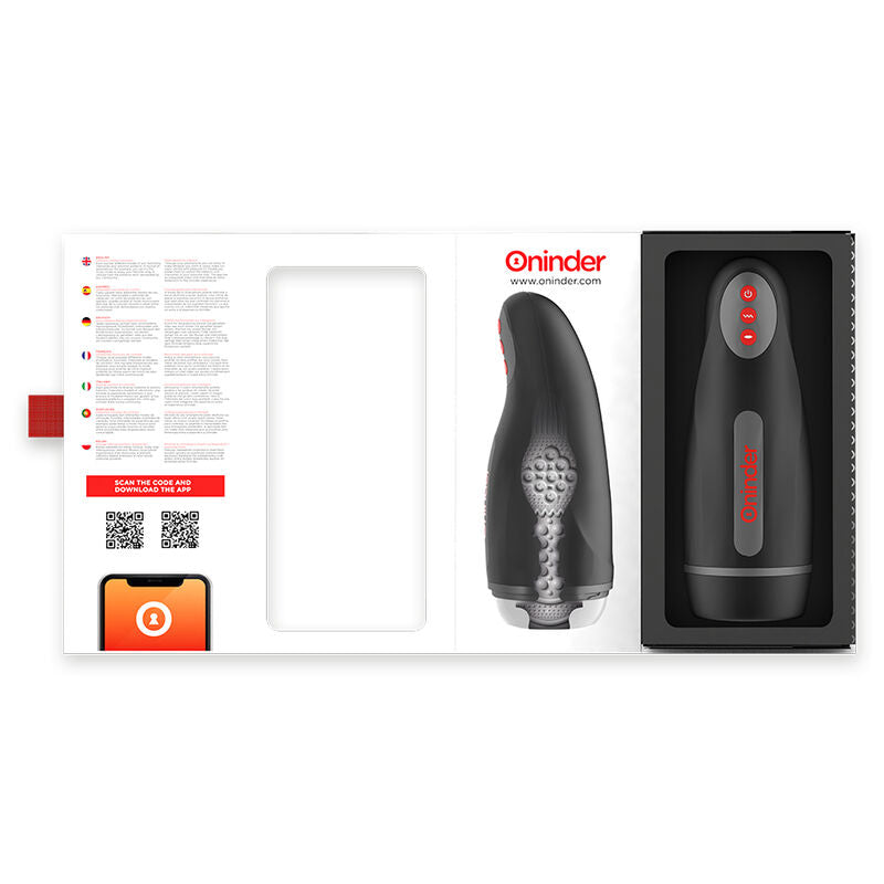ONINDER - SEOUL MASTURBADOR MASCULINO DE COMPRESION Y VIBRACION - APP GRATUITA ONINDER