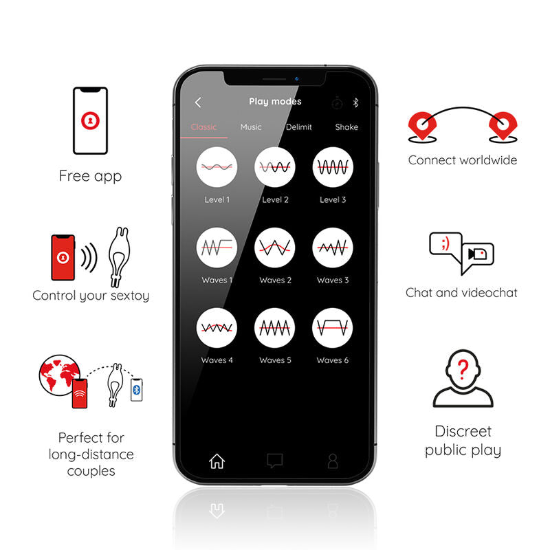 ONINDER - PAMPA ANILLO VIBRADOR AJUSTABLE Y MULTIPOSICION  - APP GRATUITA ONINDER