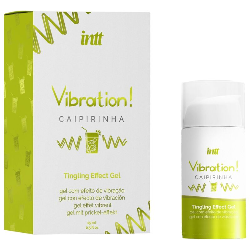 INTT - POTENTE ESTIMULANTE ÍNTIMO GEL VIBRADOR LIQUIDO CAIPIRINHA 15 ML INTT UNISEX AROUSAL GEL