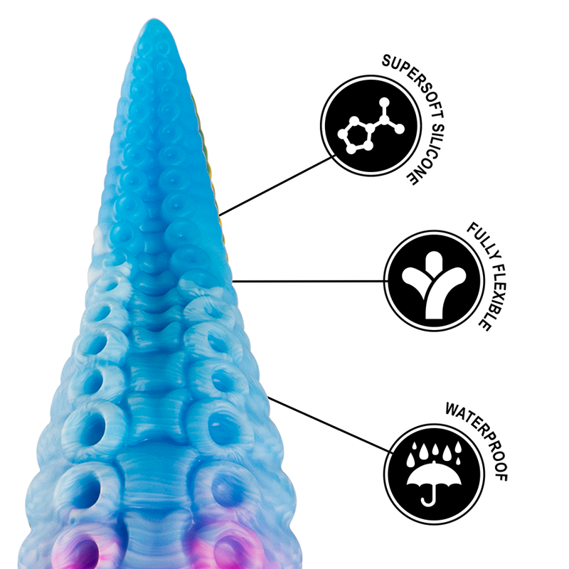 EPIC - PHORCYS DILDO TENTÁCULO AZUL TAMAÑO PEQUEÑO EPIC