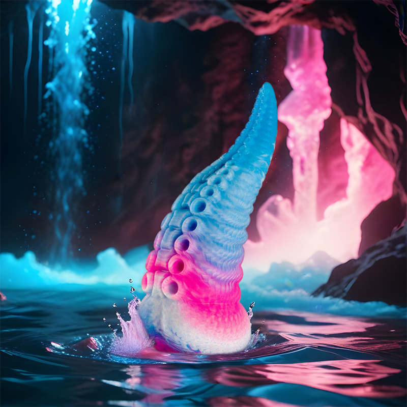 EPIC - PHORCYS DILDO TENTÁCULO AZUL TAMAÑO PEQUEÑO EPIC