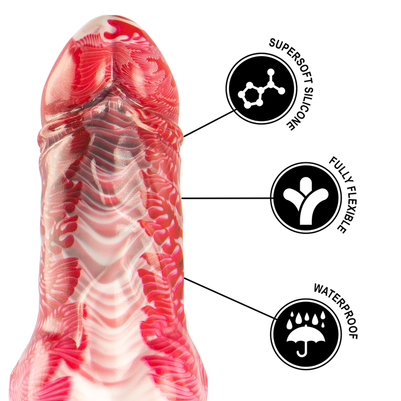 EPIC - HELIOS DILDO CON TESTÍCULOS CALOR Y ÉXTASIS EPIC