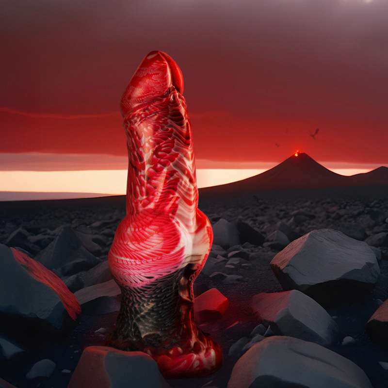 EPIC - HELIOS DILDO CON TESTÍCULOS CALOR Y ÉXTASIS EPIC