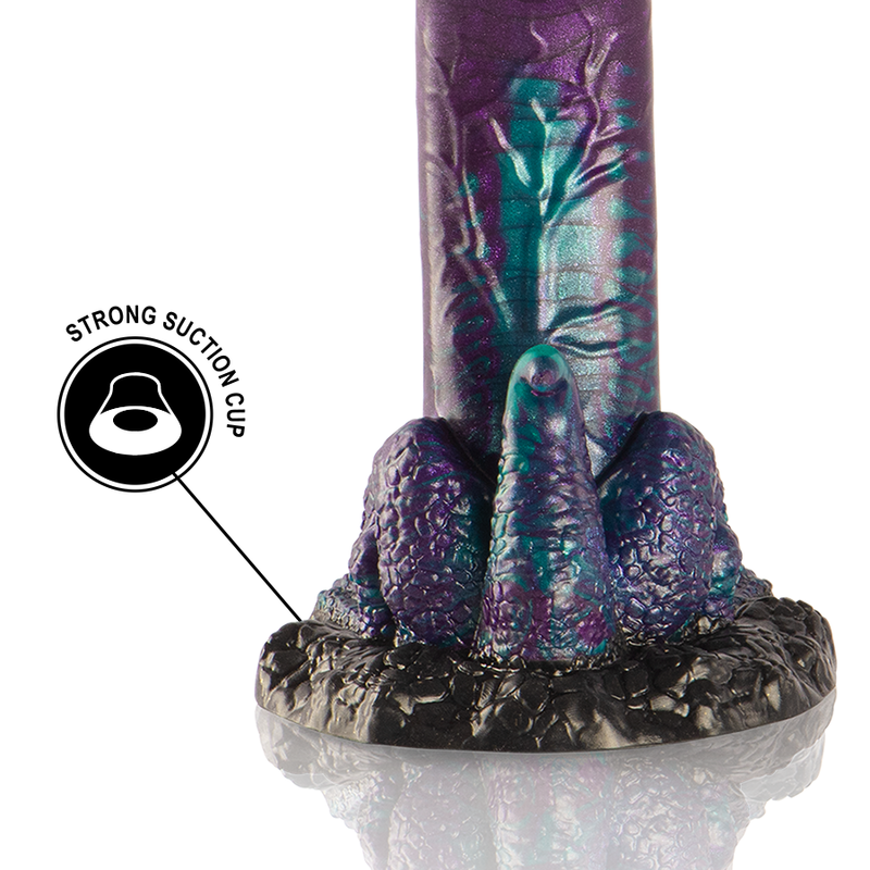 EPIC - BASILISK DILDO DOBLE PLACER ESCAMOSO TAMAÑO PEQUEÑO EPIC