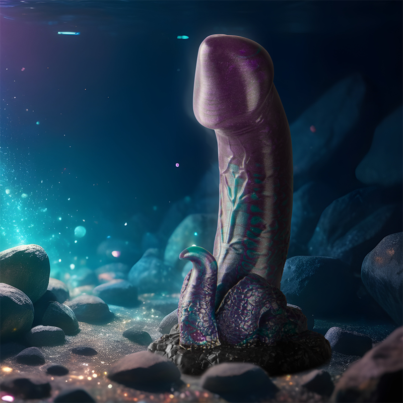 EPIC - BASILISK DILDO DOBLE PLACER ESCAMOSO TAMAÑO PEQUEÑO EPIC