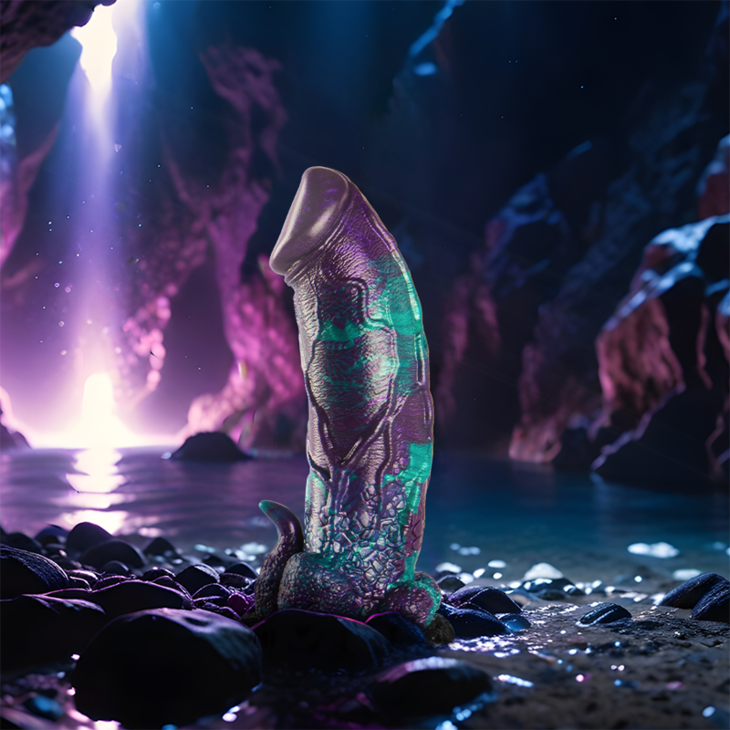 EPIC - BASILISK DILDO DOBLE PLACER ESCAMOSO TAMAÑO GRANDE EPIC