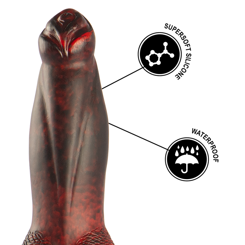 EPIC - PROMETHEUS DILDO TITAN EN LLAMAS RECARGABLE CONTROL REMOTO EPIC