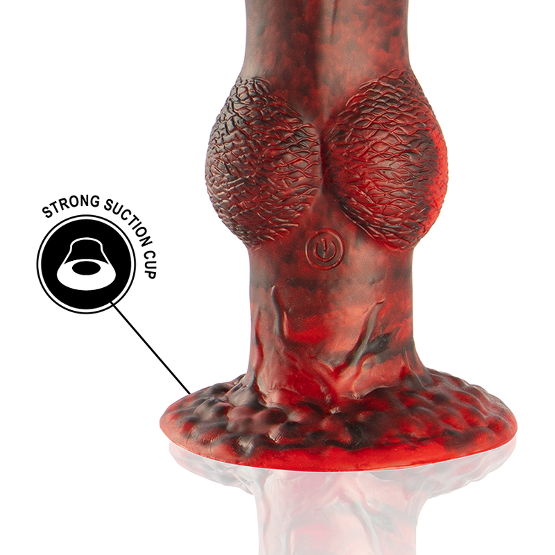 EPIC - PROMETHEUS DILDO TITAN EN LLAMAS RECARGABLE CONTROL REMOTO EPIC