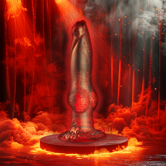 EPIC - PROMETHEUS DILDO TITAN EN LLAMAS RECARGABLE CONTROL REMOTO EPIC