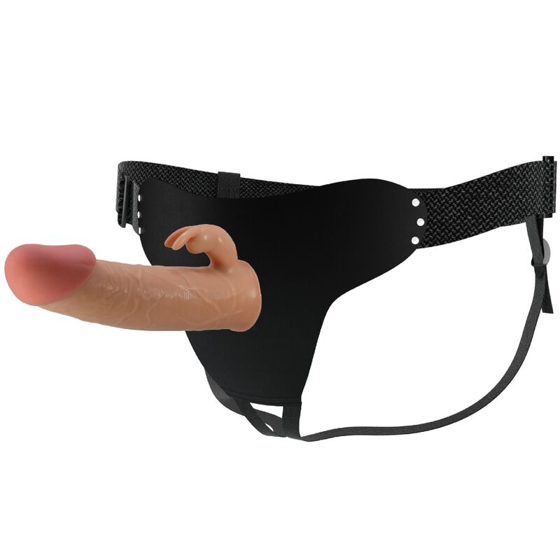 PRETTY LOVE - MAVIS HARNESS BRIEFS UNIVERSAL CON DILDO 19 CM NATURAL PRETTY LOVE