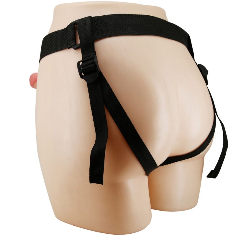 PRETTY LOVE - MAVIS HARNESS BRIEFS UNIVERSAL CON DILDO 19 CM NATURAL PRETTY LOVE