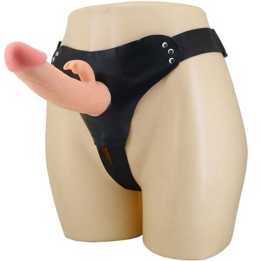 PRETTY LOVE - MAVIS HARNESS BRIEFS UNIVERSAL CON DILDO 19 CM NATURAL PRETTY LOVE