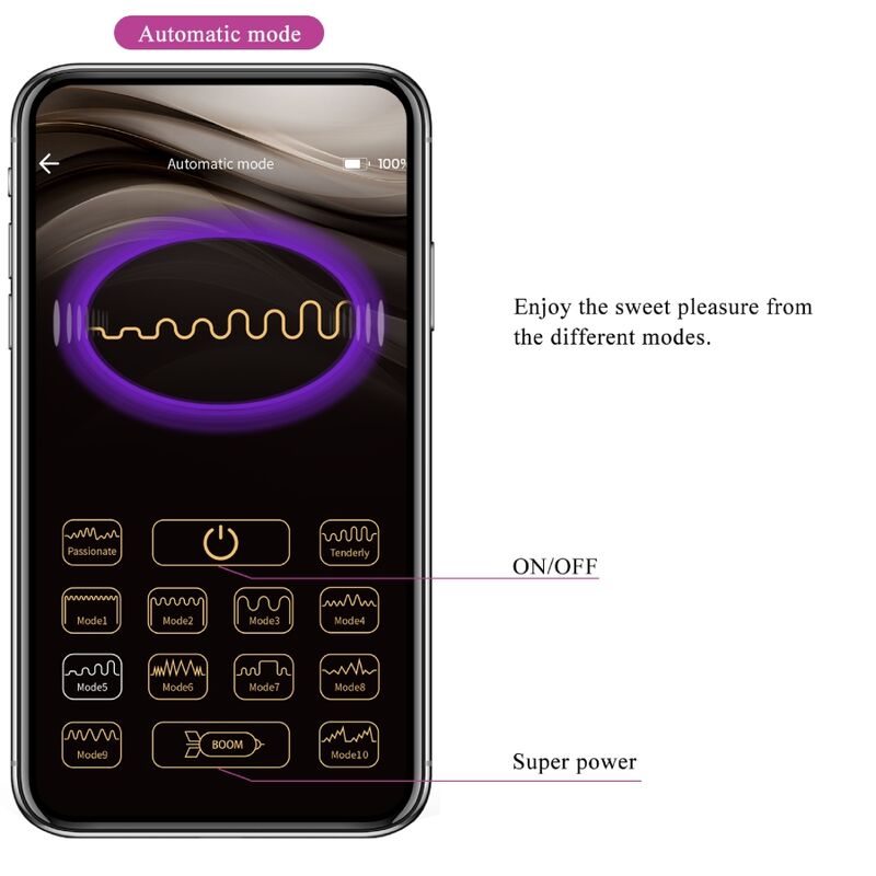 PRETTY LOVE - ETHAN VIBRADOR RECARGABLE LILA PRETTY LOVE SMART