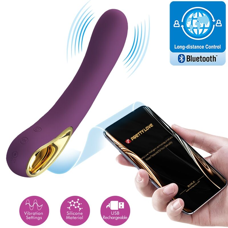 PRETTY LOVE - ETHAN VIBRADOR RECARGABLE LILA PRETTY LOVE SMART