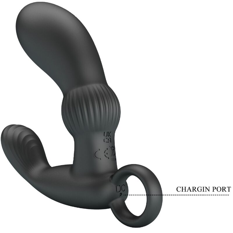 PRETTY LOVE - CAYLA MASAJEADOR VIBRADOR ANAL NEGRO PRETTY LOVE