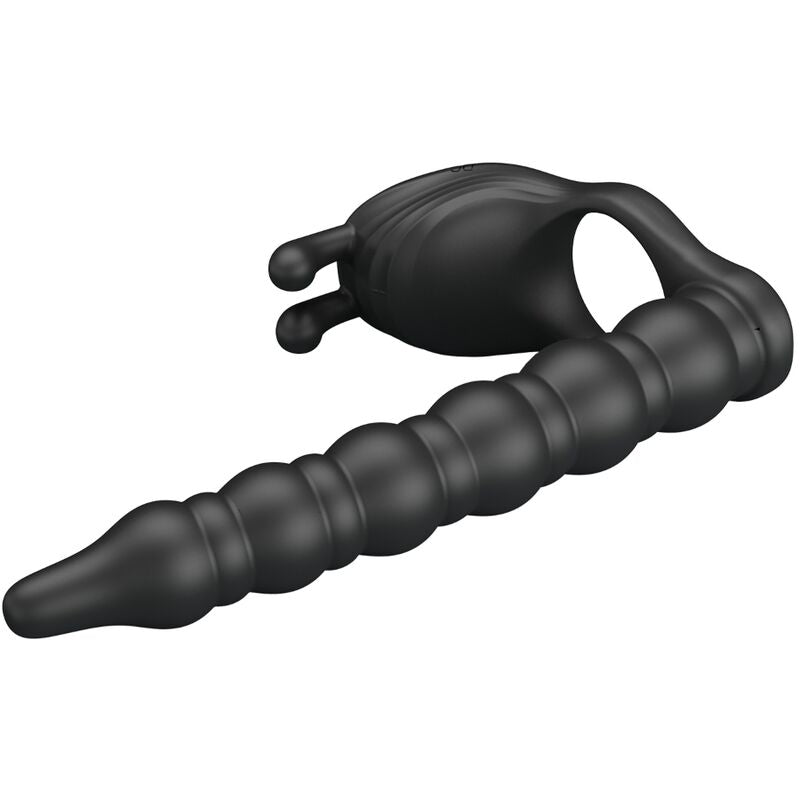 PRETTY LOVE - BLACKNEY ANILLO PENE CON PLUG VIBRADOR NEGRO PRETTY LOVE