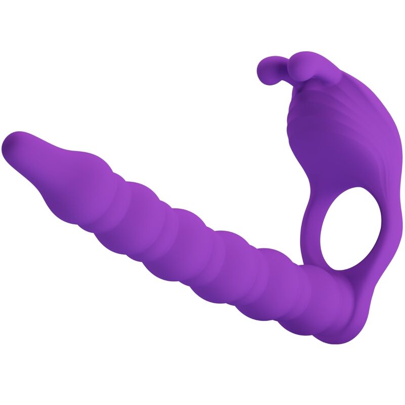PRETTY LOVE - BLACKNEY ANILLO PENE CON PLUG VIBRADOR LILA PRETTY LOVE