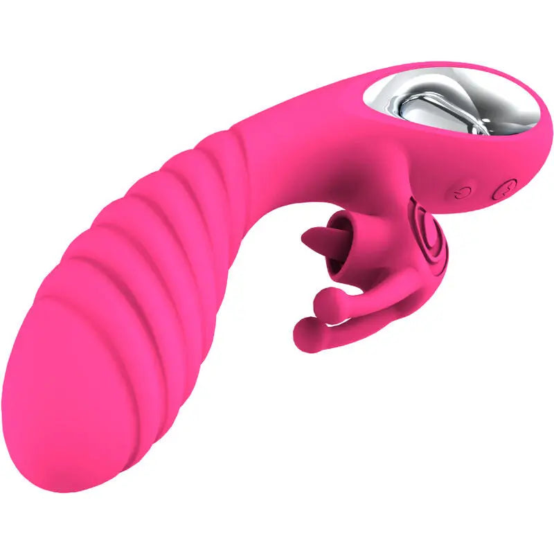 ARMONY - VICKY VIBRADOR RABBIT CON LENGUA PULL RING FUCSIA ARMONY VIBRATORS