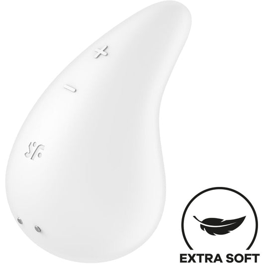 SATISFYER - DEW DROP VIBRADOR LAY-ON BLANCO SATISFYER LAYONS