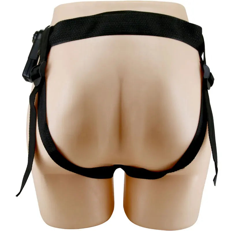 PRETTY LOVE - STARKS HARNESS BRIEFS VIBRACIÓN MULTI-VELOCIDAD DILDO 17,5 CM MULATO PRETTY LOVE