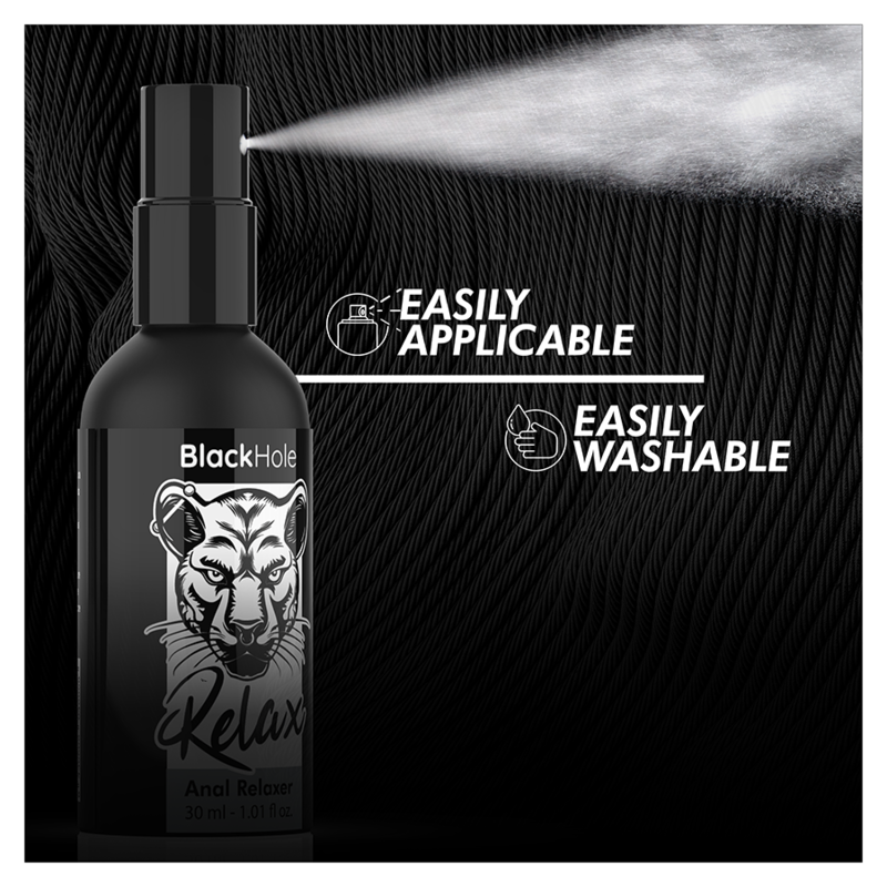 BLACK HOLE - SPRAY EXPLORER RELAJANTE ANAL 30 ML BLACK HOLE