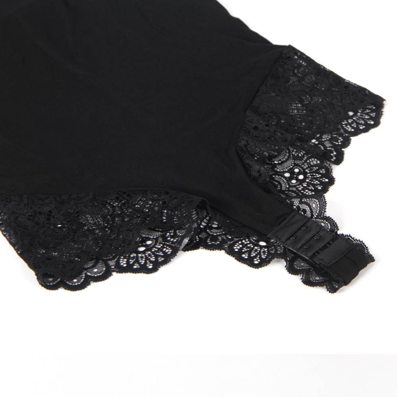 SUBBLIME - TEDDY DETALLE ENCAJE FLORAL NEGRO L/XL SUBBLIME BODIES