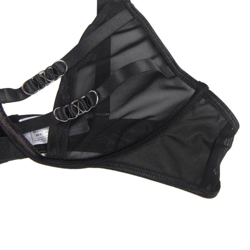 SUBBLIME - SET DOS PIEZAS SUJETADOR TRANSPARENCIAS Y TIRAS S/M SUBBLIME SETS